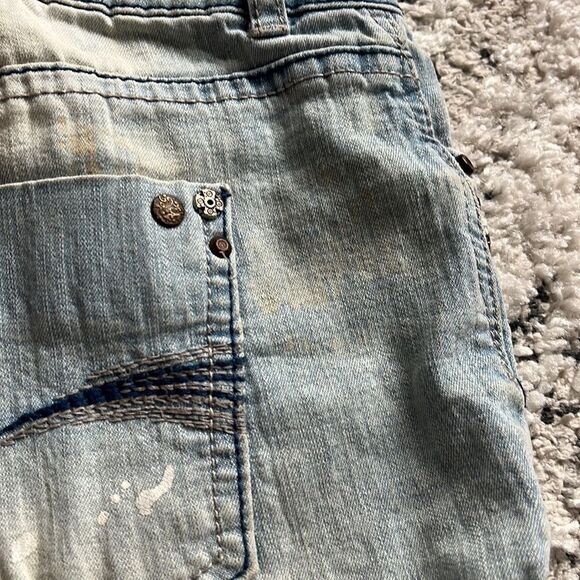 Blue jeans- junior size 9 Jean shorts - Picture 3 of 8